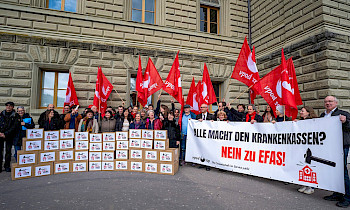 Am 18. April 2024 deponiert der VPOD bei der Bundeskanzlei 57