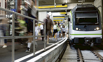 Von der neuen Vorgabe ist auch die Bahnlinie Lausanne-Flon–Echallens–Bercher betroffen.